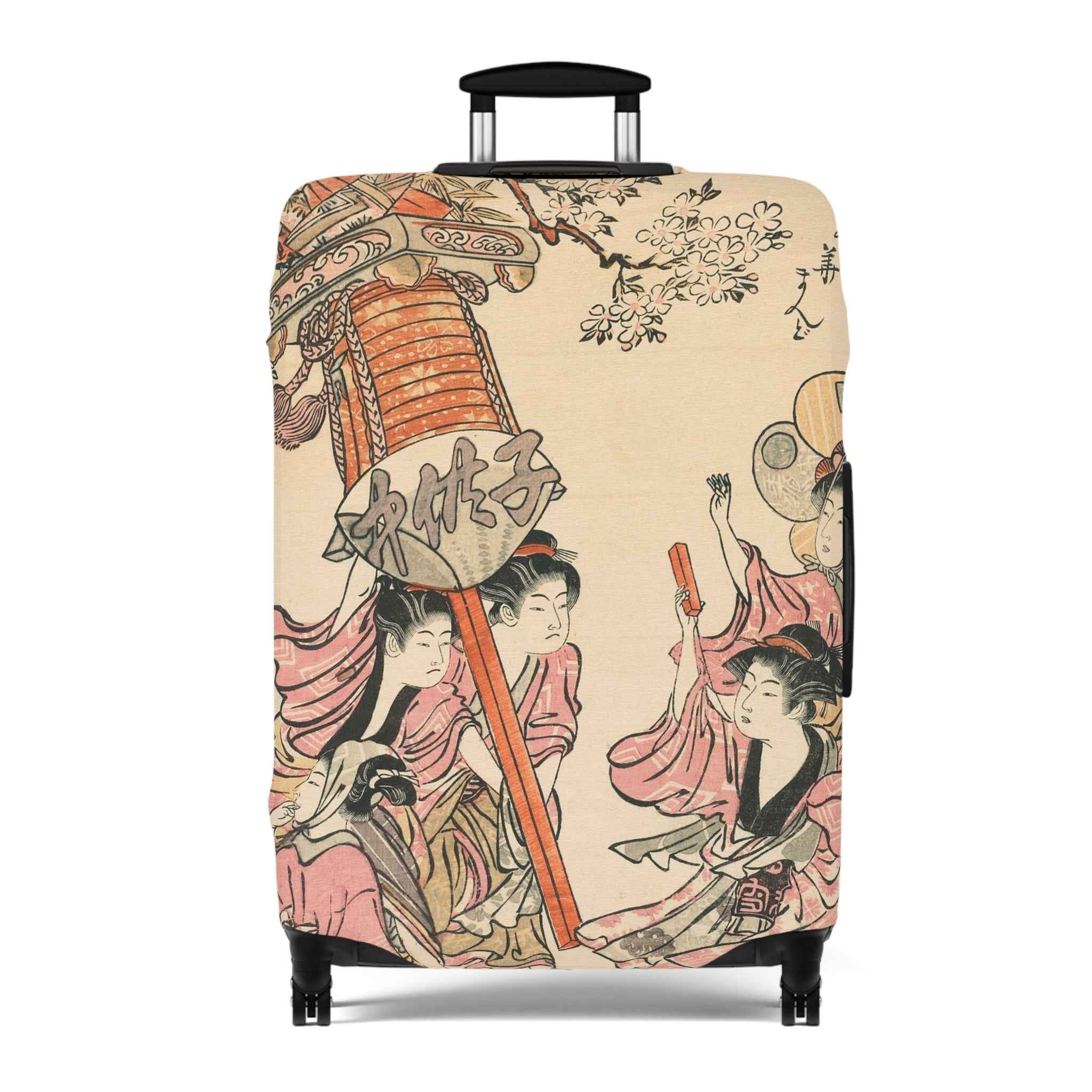 Japanese Geisha Luggage Cover – Vintage-Inspired Travel Accessory by Rosetta Creative Boutique, Unique Suitcase Protector & Personalized Gift Idea - Rosetta Creative Boutique